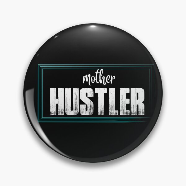 Item preview, Vintage Mother Hustler White Bold Typography  designed and sold by garniturex.