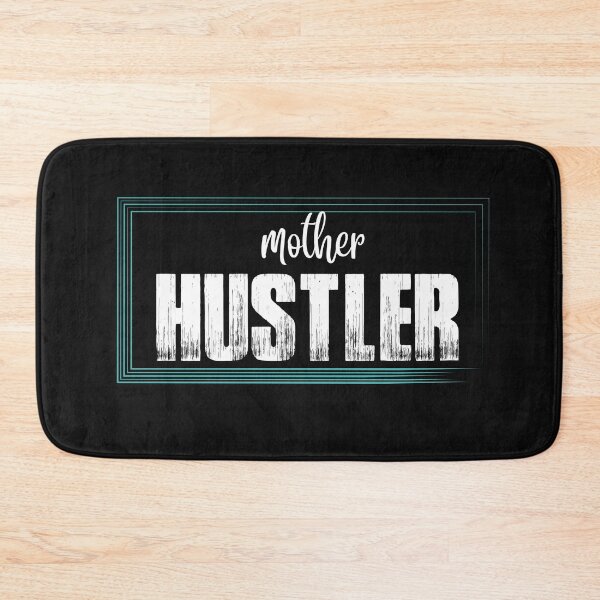 Item preview, Vintage Mother Hustler White Bold Typography  designed and sold by garniturex.
