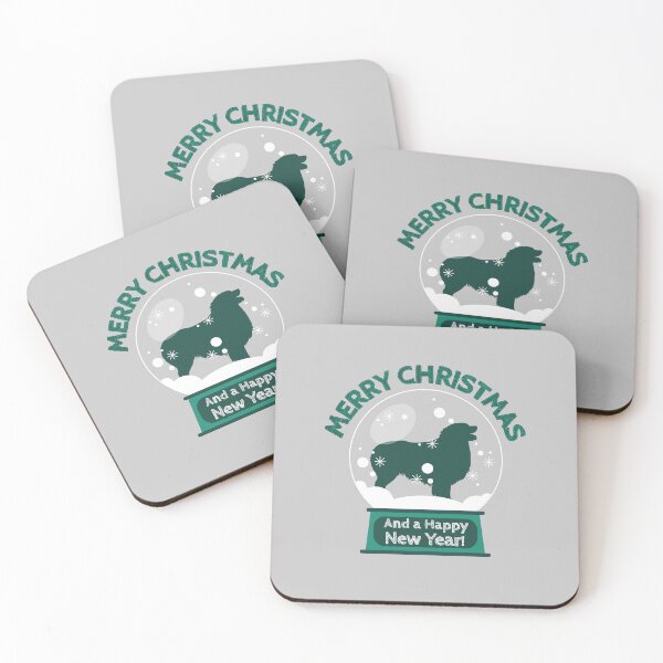 Item preview, Australian Shepherd Merry Christmas Happy New Year Dog Gift designed and sold by Guarddogdrive.