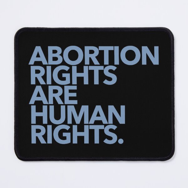 Item preview, Abortion Rights are Human Rights - bluish gray 2 designed and sold by Thelittlelord.