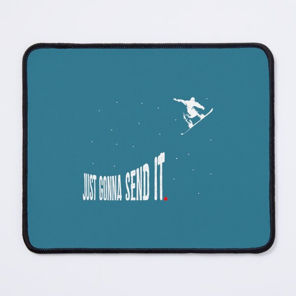 Item preview, Snowboarding Just Gonna Send It Funny Snowboard Ride Meme Pullover designed and sold by HuyenCute.