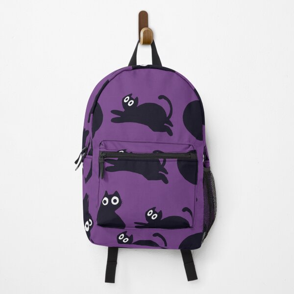 Item preview, Purple Black Cat Pattern designed and sold by Violentsapphic.