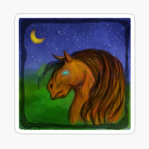 The Summer Horse Sticker
