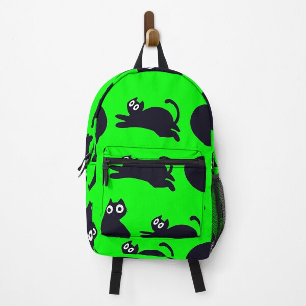 Item preview, Neon Green Black Cat Pattern designed and sold by Violentsapphic.