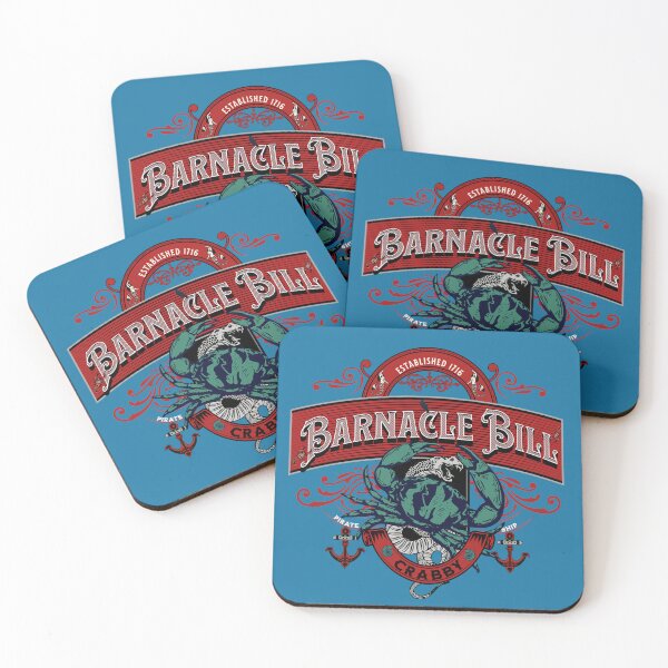 Item preview, Barnacle Bill Red Pirate Mermaid Snakes Scorpion and Anchors designed and sold by Emeris.