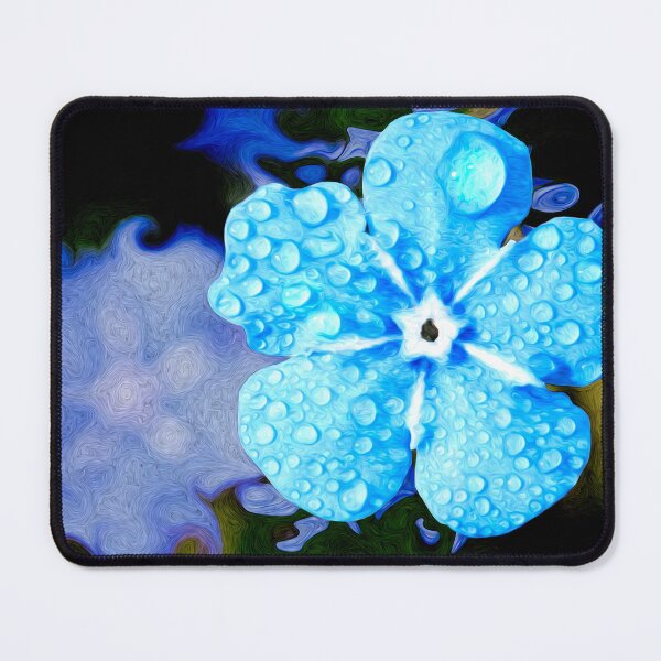 Item preview, Light Blue Flowers with Raindrops designed and sold by Sapphire07.