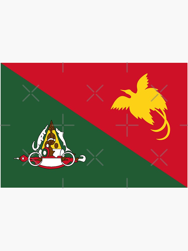 Emblem of Papua New Guinea, PNG Sticker for Sale by PNG-pikinini