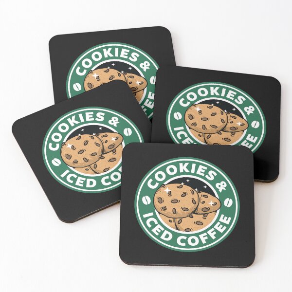 Item preview, Cookies and Iced Coffee designed and sold by spacedowl.