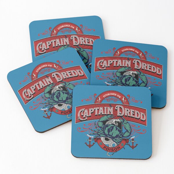 Item preview, Captain Dredd Red Pirate Mermaid Snakes Scorpion and Anchors designed and sold by Emeris.