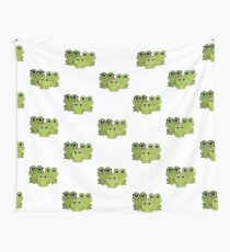 Frog Family Wall Tapestry