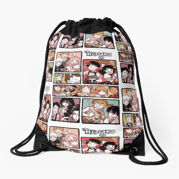 Hooky Comic Page Color Drawstring Bag