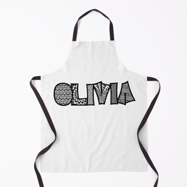 Item preview, Olivia black and white name doodle designed and sold by heatherbenner.