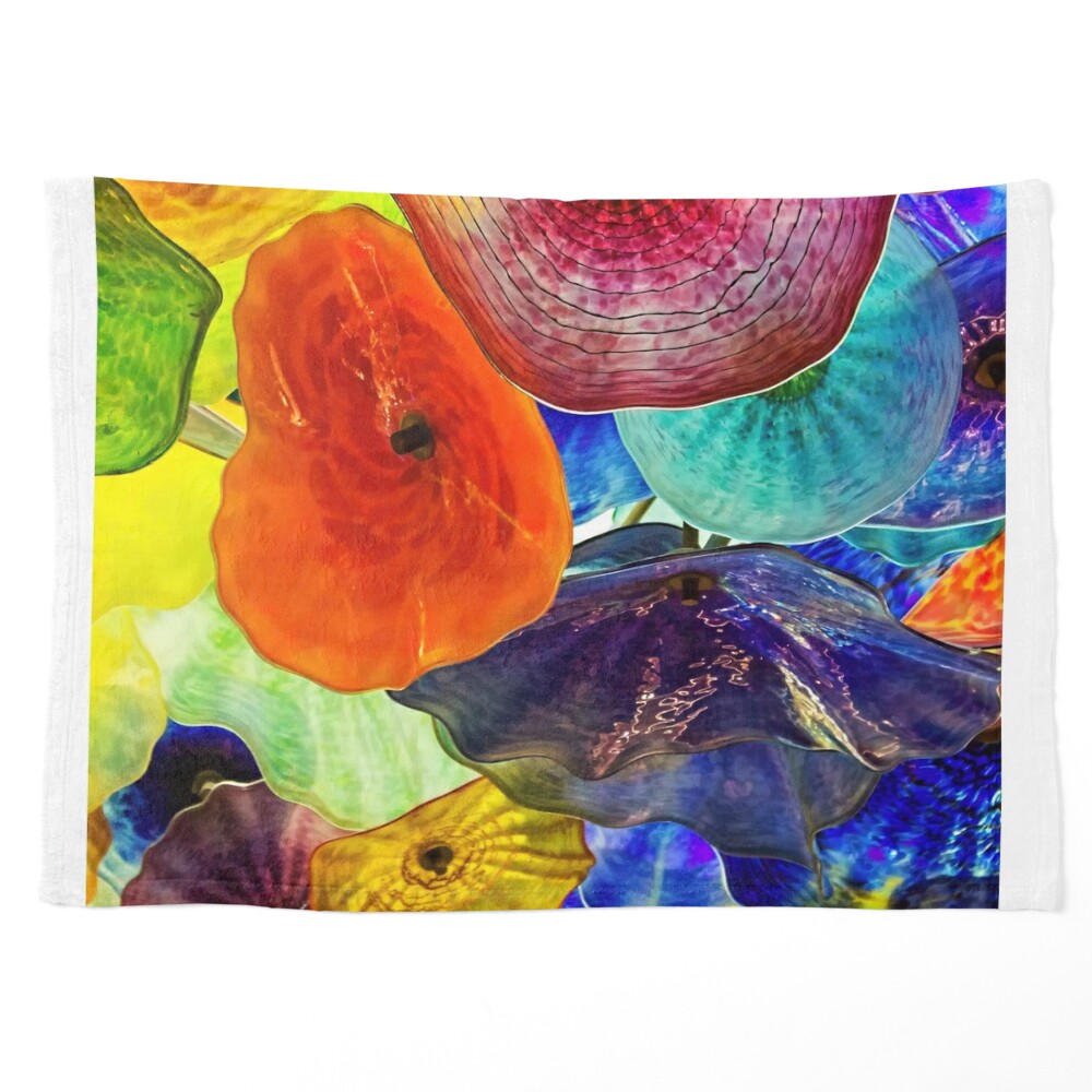 Ornamental glass flower display, Bellagio, Las Vegas #2 Throw Pillow for  Sale by travelways