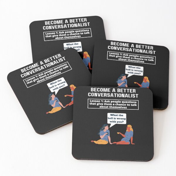 Item preview, Whats wrong with you? Sarcastic Conversation designed and sold by Click-Like.