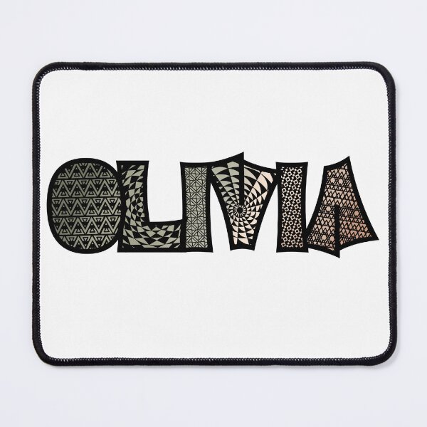Item preview, Olivia green to tan name doodle designed and sold by heatherbenner.