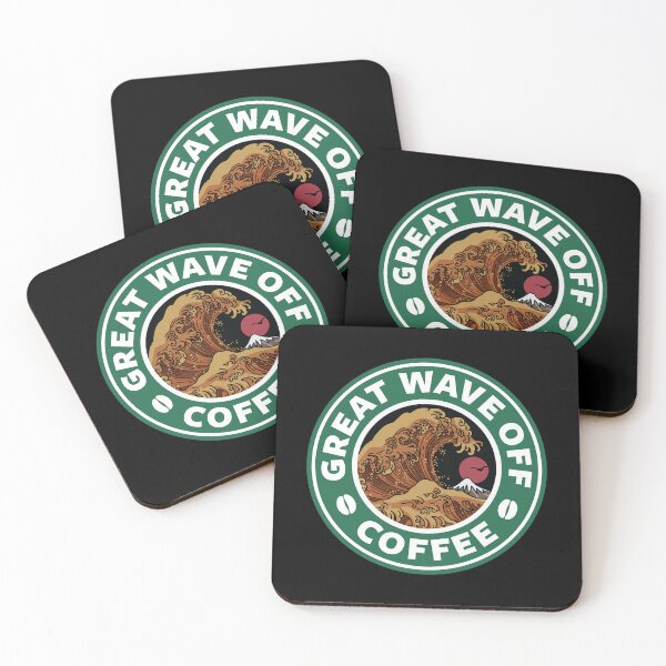 Item preview, Great Wave Off Coffee designed and sold by spacedowl.
