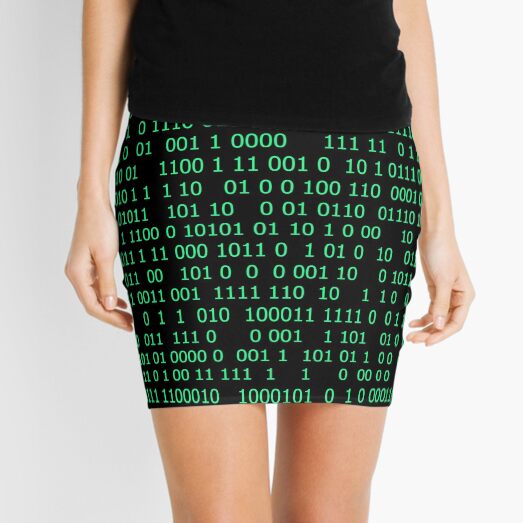 Binary numeral system Mini Skirt