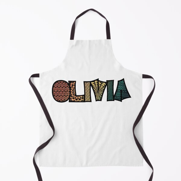 Item preview, Olivia orange to blue name doodle designed and sold by heatherbenner.