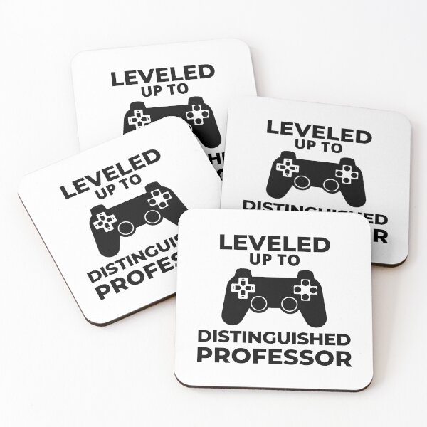 Item preview, Leveled Up To Distinguished Professor - Tenure, University, Academic, College Professor Gift, Professor Promotion, Gamer, Video Games designed and sold by jadedscientist.