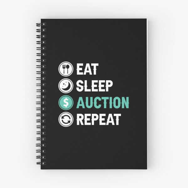 Item preview, Eat Sleep Auction Repeat designed and sold by allysmar.