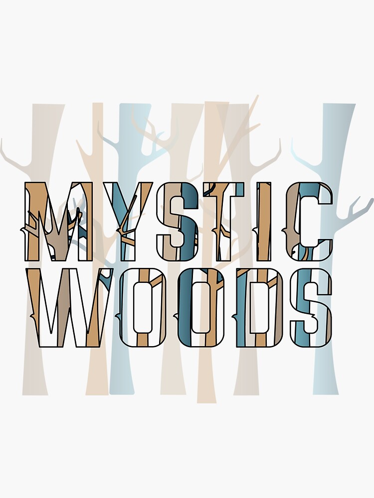 "Mystic Woods" Sticker for Sale by deckofdesigns Redbubble