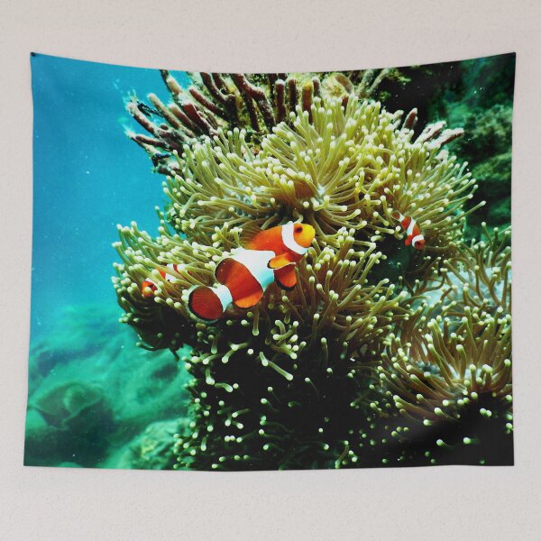 Item preview, ANIMALS #30 - Funny Orange White Clownfish designed and sold by DEL-Productions.