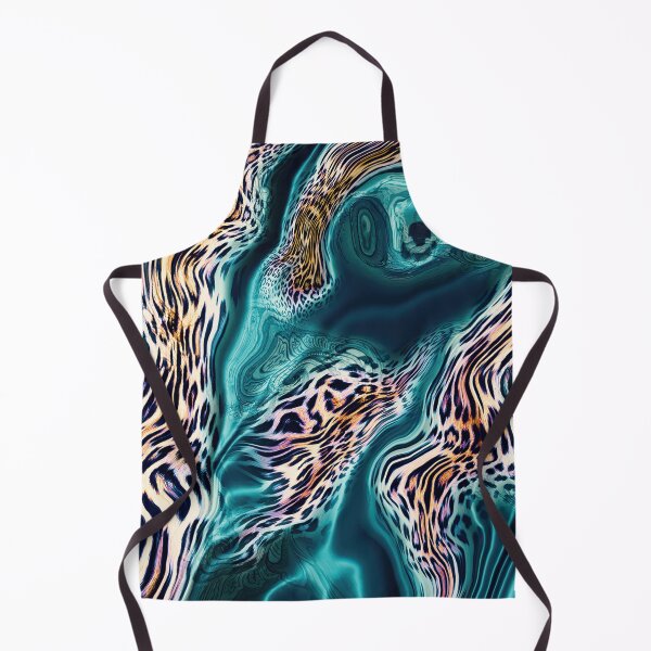 Item preview, Mesmerizing turquoise leopard pattern designed and sold by FGCART.