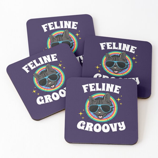 Item preview, Feline Groovy Retro Kitty Cat  designed and sold by jaygo.