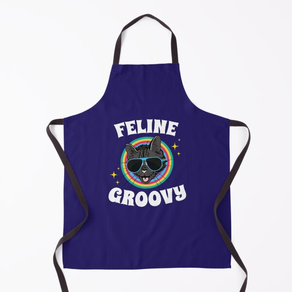 Item preview, Feline Groovy Retro Kitty Cat designed and sold by jaygo.
