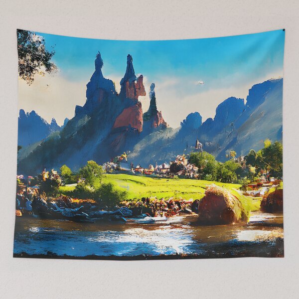 Item preview, Peaceful valley designed and sold by fizzribbit.