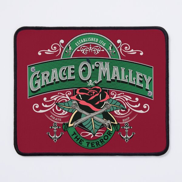 Item preview, Female Pirate Woman Grace O' Malley with anchors and cross bones designed and sold by Emeris.