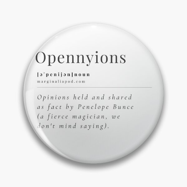 Item preview, Penelope Bunce & all the opinions designed and sold by marginaliapod.