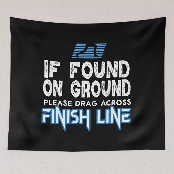 Item preview, If Found Drag Across Finish Line Marathon Running Fitness design designed and sold by Merchking1.