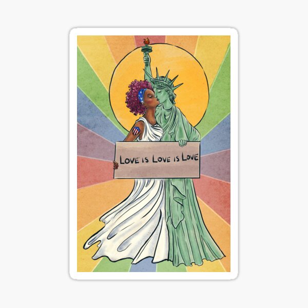 Love Is Love Is Love Sticker