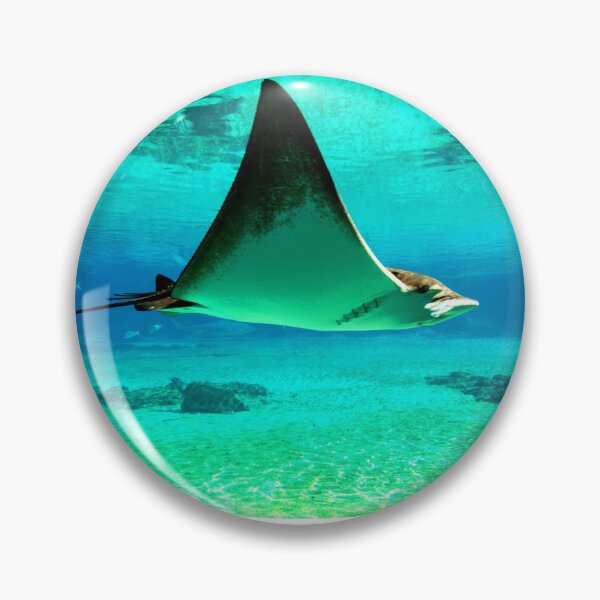 Item preview, ANIMALS #32 - Graceful Manta Ray in Turquoise Waters designed and sold by DEL-Productions.