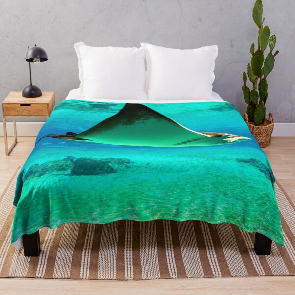 Item preview, ANIMALS #32 - Graceful Manta Ray in Turquoise Waters designed and sold by DEL-Productions.
