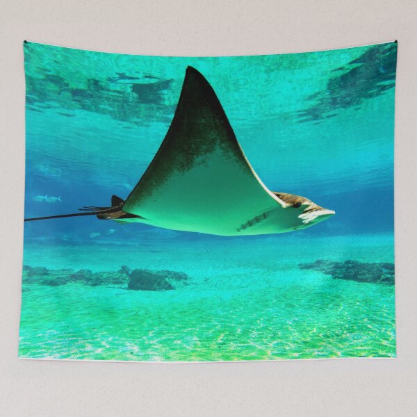 Item preview, ANIMALS #32 - Graceful Manta Ray in Turquoise Waters designed and sold by DEL-Productions.