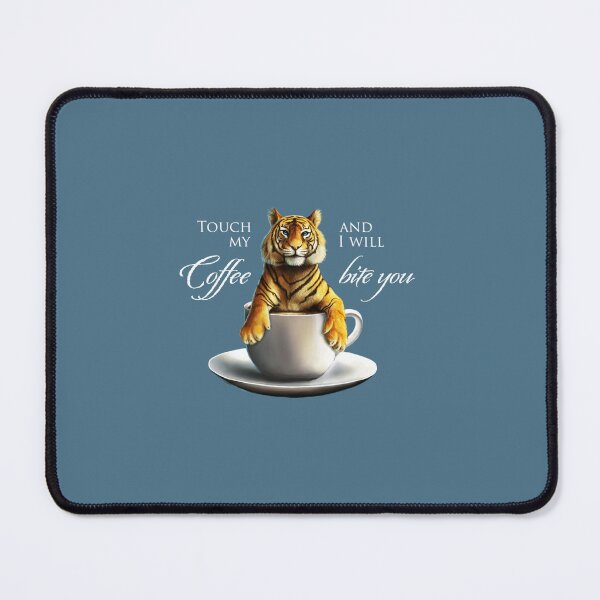 Artikelvorschau, Berühren Sie meinen Kaffee-Tiger-Katzen-Entwurfs-Kaffee-lustigen Meme-Pullover entworfen und verkauft von TrenDoi.