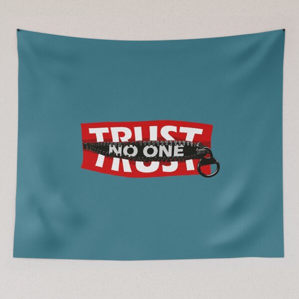Item preview, Trust No One Graphic Tees - Motivational Graphic Quotes Pullover  designed and sold by TrenDoi.