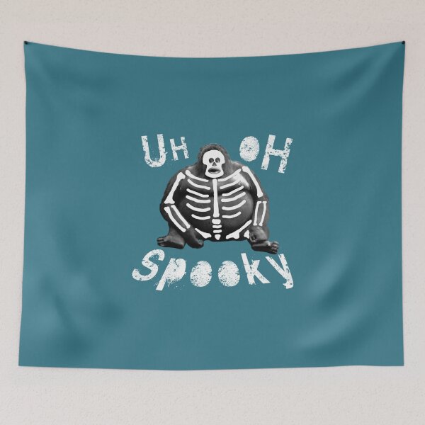 Item preview, Uh Oh Stinky Le Monke Spooky Halloween Funny Dank Meme Pullover designed and sold by TrenDoi.