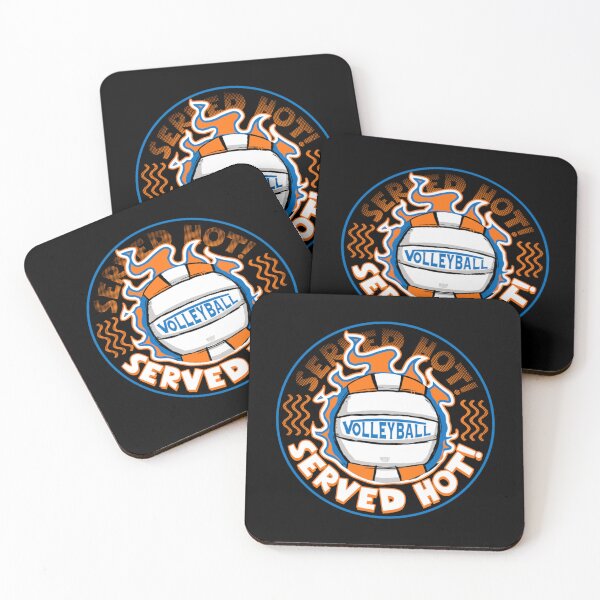 Item preview, Volleyball Served Hot Blue Orange Vball Classic T-Shirt designed and sold by janlzmaude.
