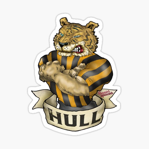 Official HULL CITY FC Mini car Amber and Black stripe scarf limited stock 