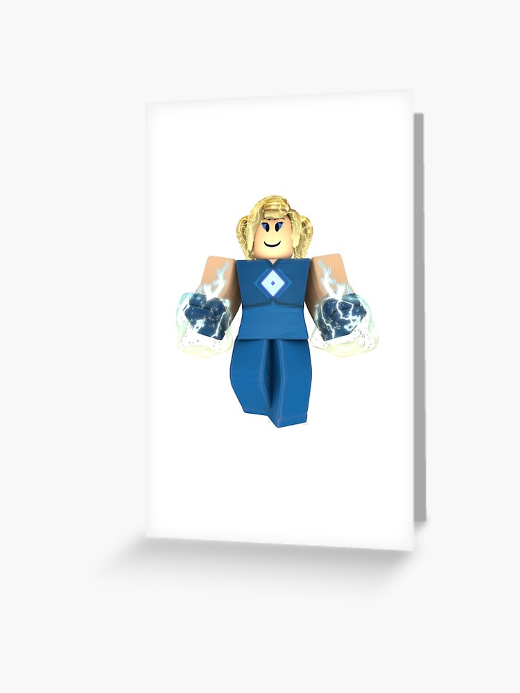 Tessla Heroes Of Robloxia Greeting Card By Insanelyluke Redbubble - roblox heroes of robloxia tessla
