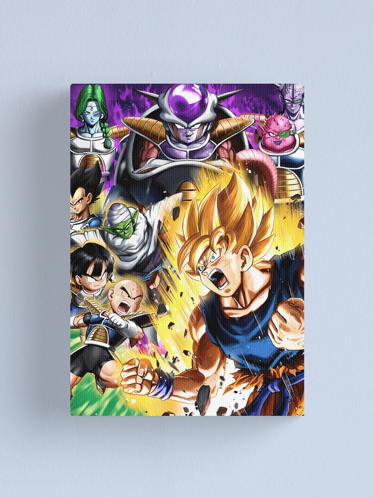 DBZ Goku Vegeta Piccolo Majin Wall Art - Dragon Ball Z Merch