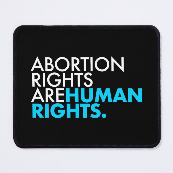 Item preview, Abortion Rights are Human Rights - white and teal designed and sold by Thelittlelord.