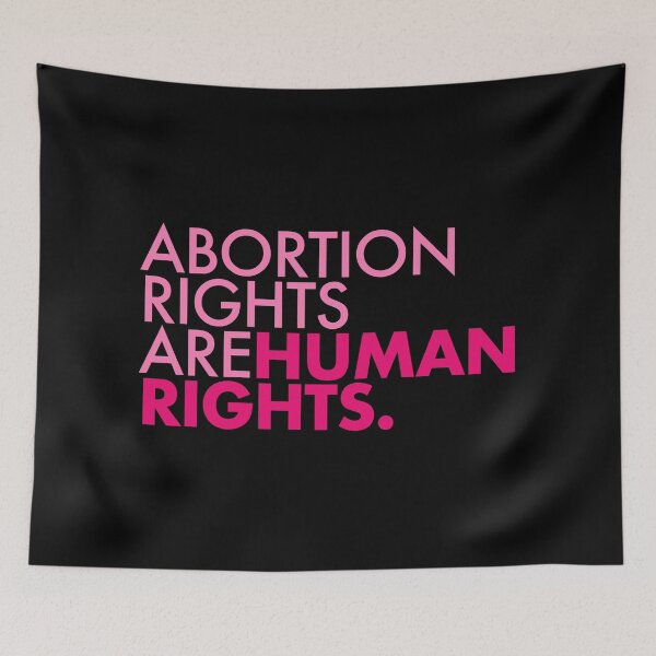 Item preview, Abortion Rights are Human Rights - pinks designed and sold by Thelittlelord.