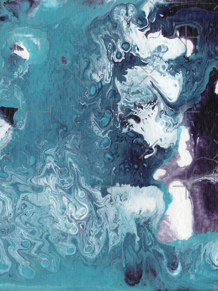 Fluid painting Meerstreiben I by nobelbunt