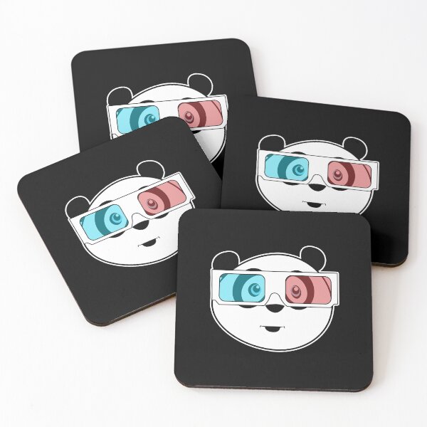 Item preview, Panda - 3D Glasses (Black) designed and sold by Adamzworld.