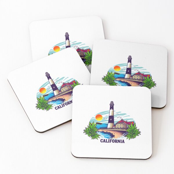 Item preview, California lighthouse beach summer   designed and sold by CaramiccoASC.