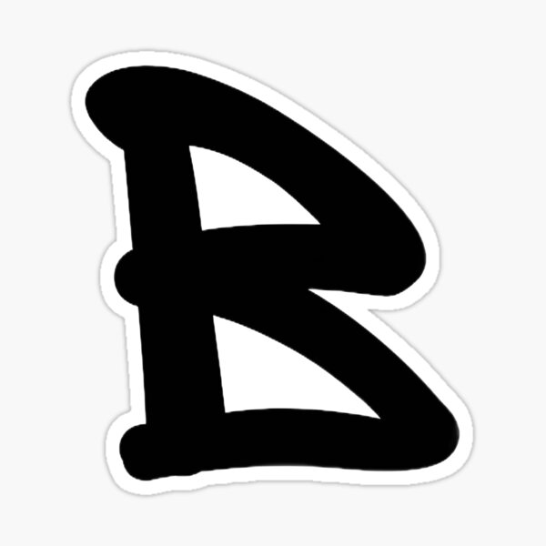 "Graffiti Letter B " Sticker For Sale By Woodenorigami | Redbubble